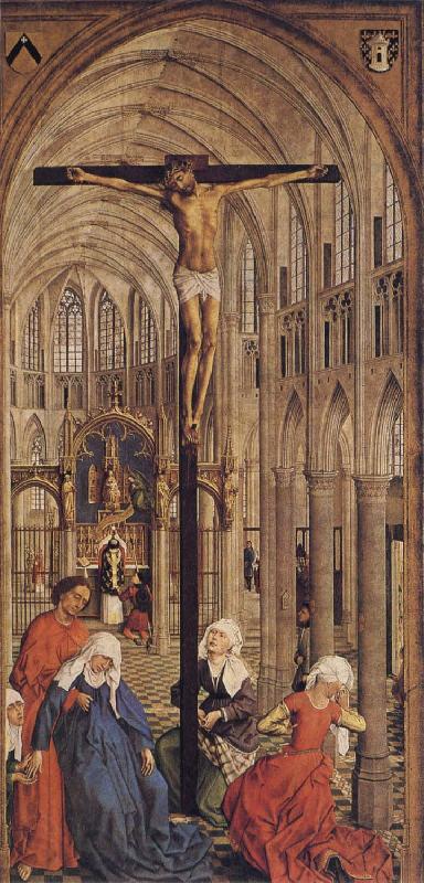 Roger Van Der Weyden Crucifixion in a Church Norge oil painting art